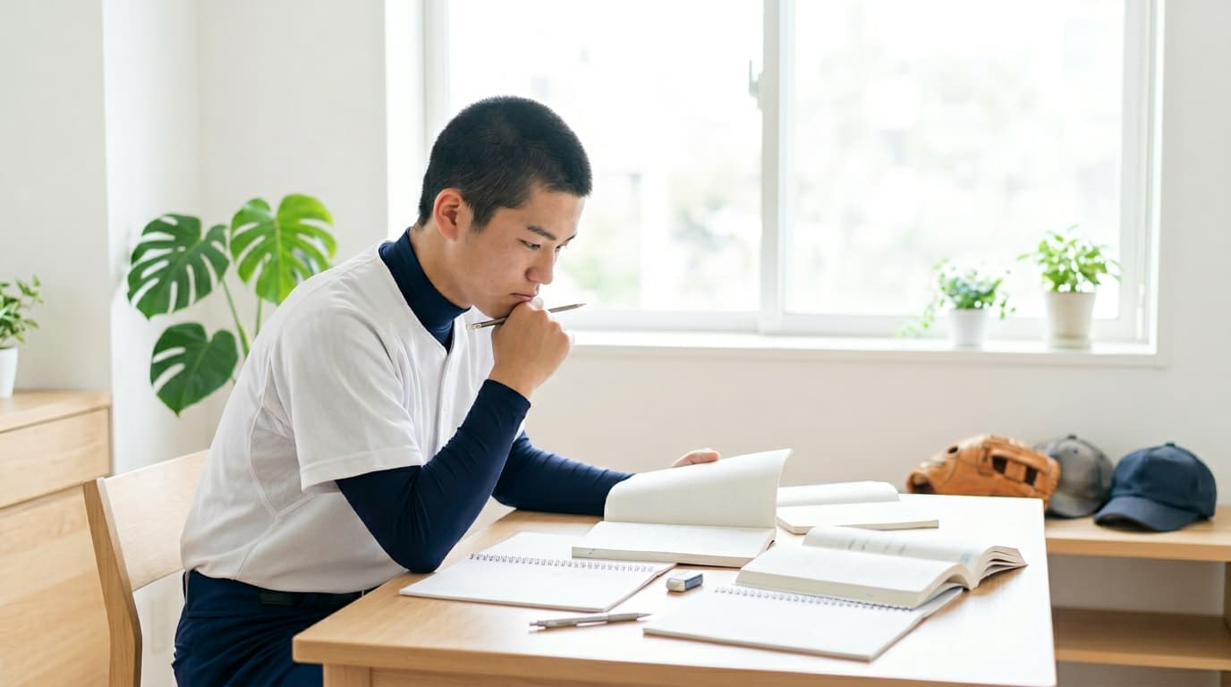 野球部引退後から始める高校受験勉強の完全ガイド｜引退時期別の合格データと効率的な学習計画を徹底解説