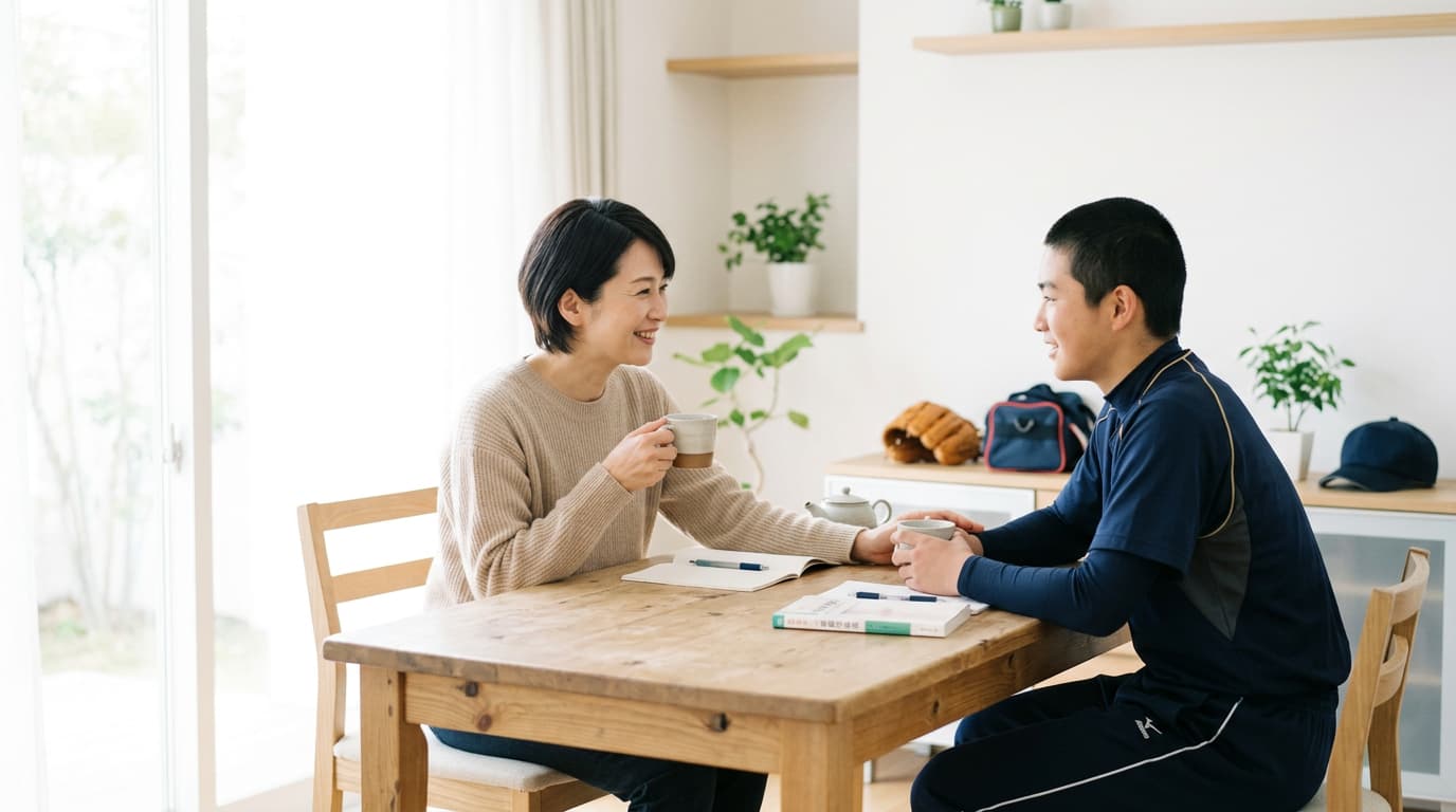 保護者と子供の対話